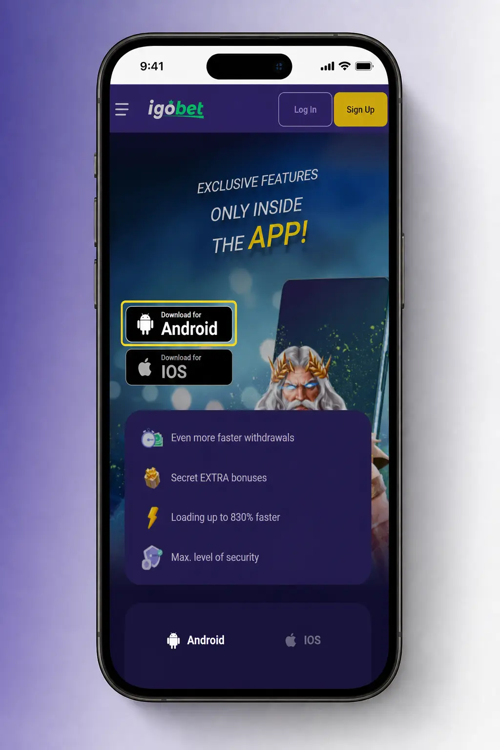 Igobet APK Downloaden voor Android in 4 Stappen