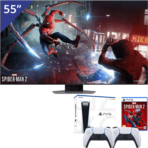 Samsung 55 inch QLED TV + PlayStation 5