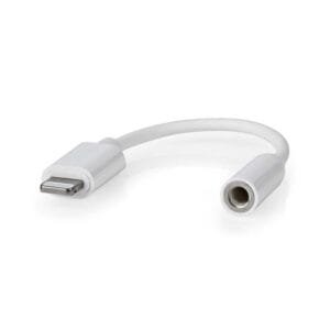 Nedis Apple Lightning 8-Pins naar 3,5mm mini jack female 10cm