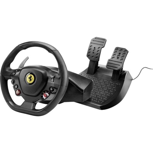 Thrustmaster T80 Ferrari 488 GTB Edition Stuurwiel PlayStation 4 Zwart Incl. pedaal, Schroefbevestiging