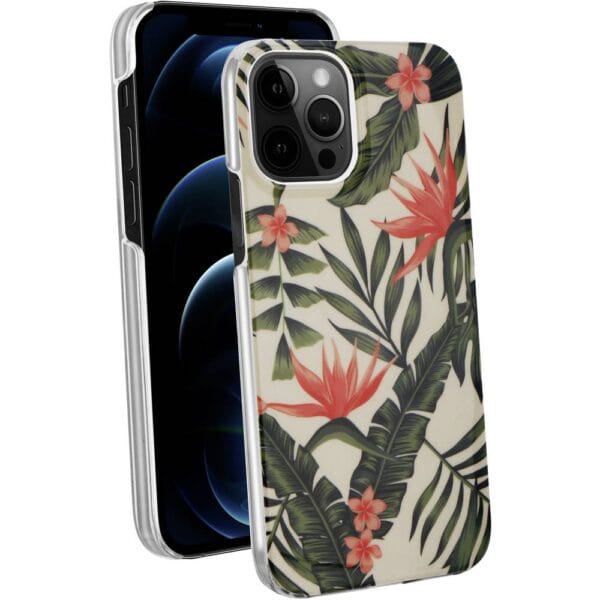 Vivanco Floral Backcover Apple iPhone 12, iPhone 12 Pro Bont