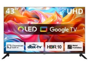 Chiq 43 inch 4K UHD Q-LED Google Smart TV U43QM9B2