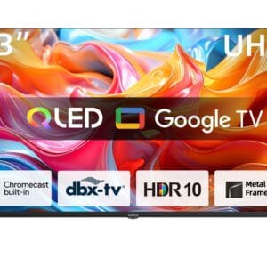 Chiq 43 inch 4K UHD Q-LED Google Smart TV U43QM9B2