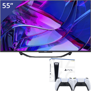 Hisense 55 inch LED TV + PlayStation 5