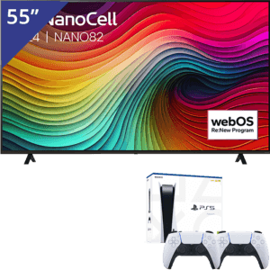 LG 55 inch LED TV + PlayStation 5