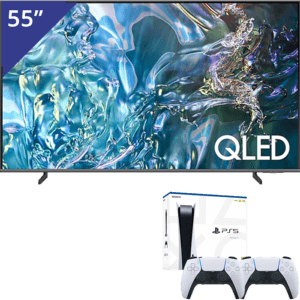 Samsung 55 inch QLED TV + PlayStation 5