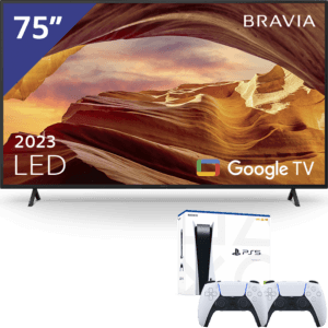 Sony 75 inch 4K Ultra HD TV + PlayStation 5