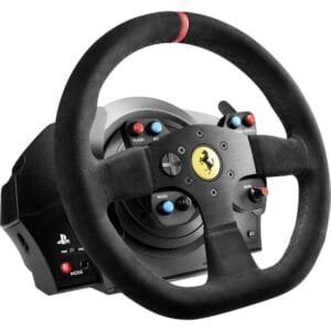 Thrustmaster T300 Ferrari Integral Alcantara Edition Stuurwiel PlayStation 4 Zwart Incl. pedaal